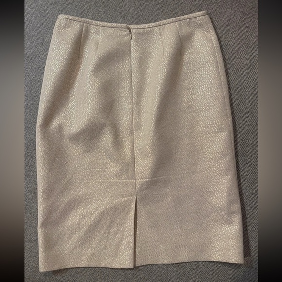 Gold snakeskin print skirt size 4 - Picture 5 of 6